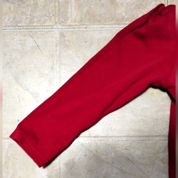 Garanimals Baby Girl Teddy Bear Burgundy Long Sleeve onesie Bodysuit Shirt 18M - Picture 5 of 12